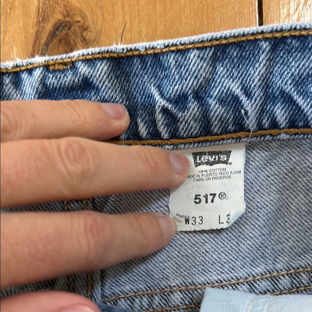 Vintage Levi's Orange tab 517 Jeans 33x32 - Picture 7 of 15